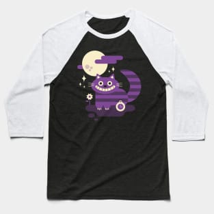 Cute mad cat Baseball T-Shirt